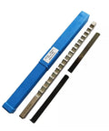 Half Inch D Keyway Broach Cutting Tool Push Type With Shim HSS Broaching Cutter For CNC Router M2 set on white background