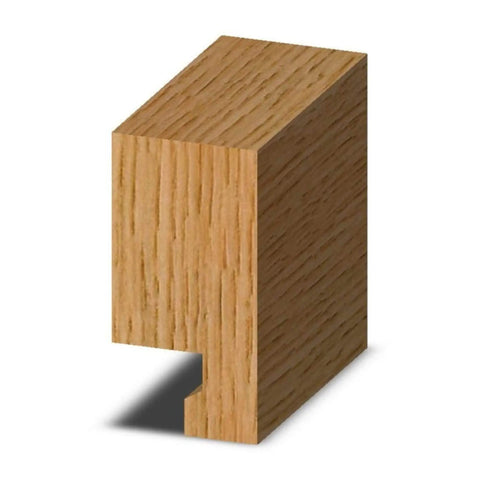 Kickass Carbide Tipped Locking Rabbet Router Bit For Smooth Drawer Assembly With Three Quarter Inch Body And Half Inch Cut Depth For Hardcore Woodworking Projects And Fine Cabinet Work, showcasing a half inch rabbet cut in wood.
