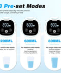 3 preset modes of 5 Gallon Water Dispenser with Digital Display and USB Powered Pump, four dispense modes for home office RV and camping