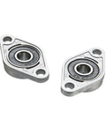 Heavy Duty Zinc Alloy Rhombic Flange Ball Bearing Units With 8mm Bore Fits General Machinery Offering A Straight Shot Bolt On Install Plus Pre Assembled Design That Keeps Things Simple While Resisting Corrosion Like A Boss Stay Protected. Pair of 8mm zinc alloy rhombic flange ball bearing units