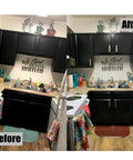Gold Self Stick Push Pull Furniture Handles 10 Pack For Cabinets Drawers Wardrobes ABS Plastic No Drill Install Easy Grip Upgrade For Home Kitchen And Living Room on black kitchen cabinets