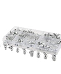 Grease Fittings Assortment Kit, 230Pcs Steel Zerk Nipples In Straight, 90-Degree, And 45-Degree Angles, M6 M8 M10