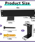 Garage Must Have Wall Mount Jack Stand Organizer Rack For Heavy Duty Floor Jacks And Extension Rods with screws and anchors