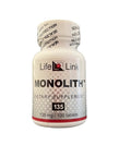 Bottle of Monolith Lithium Orotate Nootropic Supplement For Mood, Neural Health And Cognition 135 Mg Per Tablet, 100 Tablets