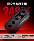Exhaust Hanger Rubber Heavy Duty Adjustable Insulator Mount 4 Hole Universal Fit For Most Cars Trucks And SUVs, heat resistant