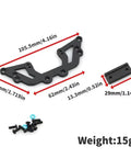 Carbon Fiber RC Car Chassis Frame For XV-01 1/10 Scale Upgrade Second Floor Plate dimensions and weight LY29