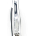 Heavy Duty All Metal Handheld 10mm Circle Hole Punch for ID cards, PVC cards, bank cards, and photos, top view
