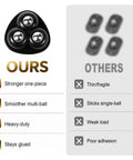 Comparison of Self Adhesive Appliance Sliders 24 Pack Heavy Duty Furniture Movers showing features vs. common alternatives.