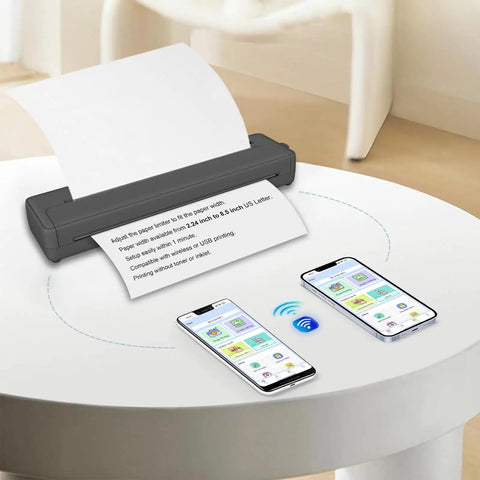 Slick Wireless Tattoo Transfer Stencil Printer For A4 Paper Offering Hassle Free Inkless Thermal Output And Smooth Bluetooth Usb C Hookup.