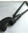 Heavy Duty Hydraulic Crimping Tool And Rebar Cutter With Handle, black, compact design for cutting 4-27mm steel rods.