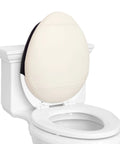 Heavy Duty Toilet Lid Back Support Cushion For Seniors And Postpartum Moms Water Resistant Non Slip Lumbar Pillow on oval toilet seat.