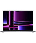 2023 MacBook Pro Laptop Featuring Sick M2 Pro Specs And Smooth 16 Inch Retina XDR Screen front view with vibrant display.