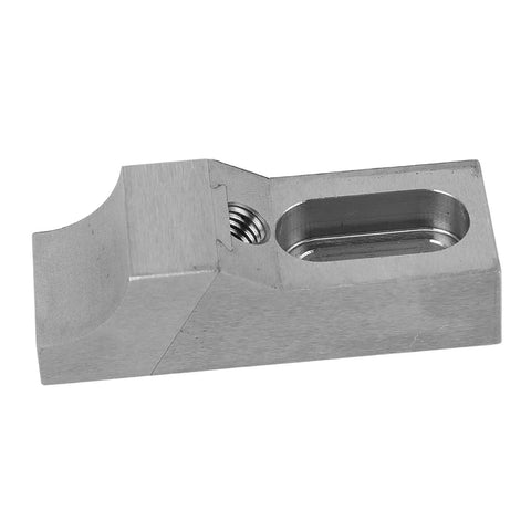 Top Gear Side Clamp Vise Set With Low Profile Die Steel Design For CNC Milling Engraving And Grinding Operations Featuring 60kN Force And M8 Arcuate Jaws, showing a precision side clamp piece.