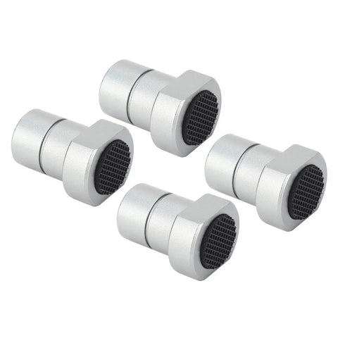 Set Of Four 20mm Bench Dog Stops For MFT Tables Aluminum Alloy Workbench Dogs With Non Slip Pads Stable Woodworking Accessories