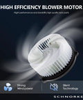 Front HVAC Blower Motor Assembly For Acura TL 2004 to 2008 And Honda Accord 2003 to 2007 With Wheel Drop In Replacement
