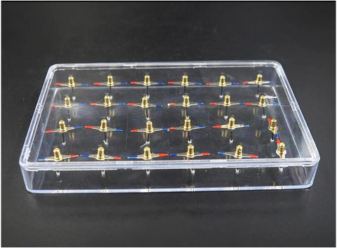 Hands On Magnetic Molecular Model For Magnetization And Demagnetization Demos In A Clear Plastic Box With 24 Steel Needles