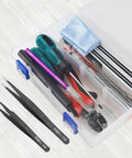 26 Piece Gundam Model Tools Kit For Builders DIY Friendly Set with precision screwdrivers, tweezers, and craft essentials in a box