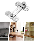 Beefy Stainless Steel Sliding Door Anti Theft Chain Lock With Deadbolt For Doors Windows Cabinets And Pet Cages