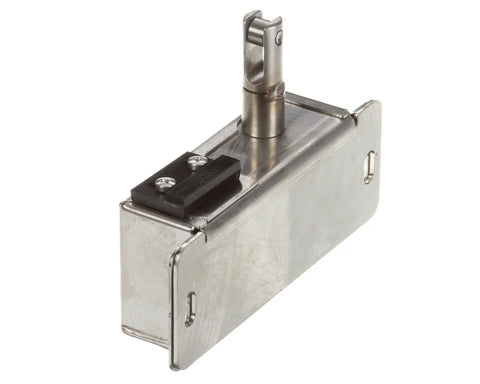 Genuine OEM Latch Enclosure Assembly For Combination Hoods, 9X6X5 Inch Heavy Duty Hardware with stainless steel finish.