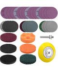 38 Piece Car Headlight Restoration Kit For Your Ride With 3 Inch Polishing Discs And Sanding Discs, Scouring Pads