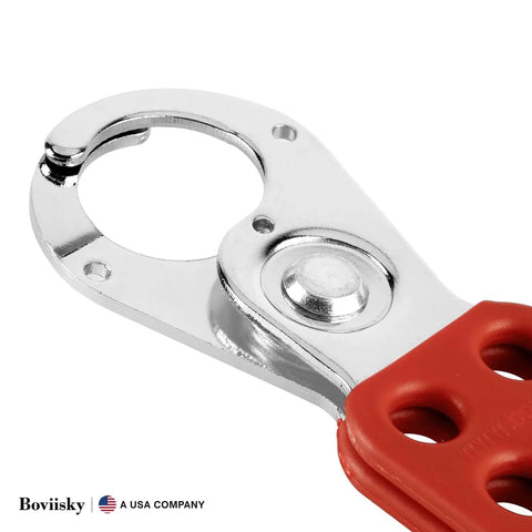 No Nonsense Heavy Duty Lock Out Tag Out Hasp Six Pack Stainless Steel Padlock Assembly Tamper Proof Industrial Control Clasp Built Damn Tough For Your Crew To Lock It Down Right