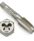 Half Inch 14 NPT Tap And Die Set For Cutting And Repairing Tapered Pipe Threads, GCr15 Alloy Steel Hex Die And Thread Tap