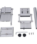 Circular Saw Track Kit For Workbenches Pro Grade Aluminum Alloy Double Layer Guide Rail with components on white background