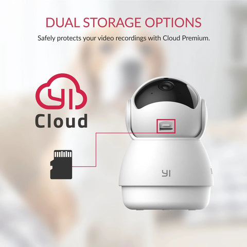 Pan Tilt 360 Degree Indoor Security Camera With Night Vision 1080p Pet Cam For Dogs And Cats 2 Way Audio Motion Detection Phone App Control Works With Alexa And Google Assistant