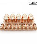 20 Pcs Plasma Electrode And Nozzle Set For PT 32 Torches And PT32EH, copper tips, 1.4mm size for stable arc, ESAB Powercut 875