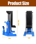 Product size of Heavy Duty Hydraulic Toe Jack 20 Ton Car Lift Rig With Heat Treated Steel Body showing dimensions 11.4in and 12.9in-18in.