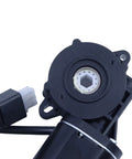 Heavy Duty 24V Height adjustable desk motor kit with manual control close-up of motor with hexagon hole and power connector.
