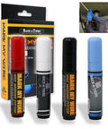 Mark My Wire Wire Marker Kit 4 Pack Black Blue Red White No Fuss Color Coded Electrical Phase Marker with pens and packaging