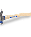 California Framer Hammer 19 Oz Smooth Face With Nail Starter, Made In The USA, Heavy Duty Framing Tool, Hickory Handle