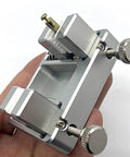 Adjustable Welding Wire Fixture Clamp With Thickened Aluminum Construction for Precise PCB Soldering and Fixturing in hand view