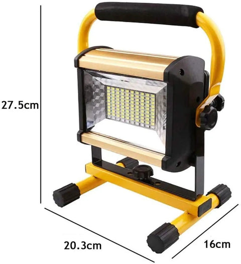JUDYSSY Spot Lighting Led Floodlight 100W Led Outdoor Flood Lights with portable design and adjustable stand.