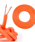 Hella Flexible Heavy Duty Outdoor Power Cable 300 Ft Roll Two Three Core Copper Wire Reinforced Pull Resistant PVC Jacket coiled and knotted