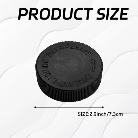 Heavy Duty Coolant Reservoir Cap And Radiator Overflow Tank Lid Oem 21712 79900, black cap measuring 2.9 inches, suitable for Nissan.