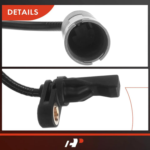 Close-up view of Set Of 4 Front And Rear Abs Wheel Speed Sensors For Bmw 1 And 3 Series connectors for easy installation.