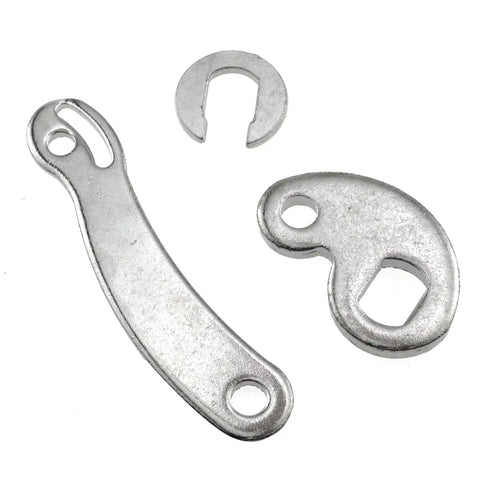 Universal Torque Arm Conversion Kit For Front Or Rear Hub Motors On Electric Bikes Alloy Construction With Anodized Finish 86Mm Arm 14Mm By 10Mm Axle Openings 3Mm Arm Thickness 4Mm Hub Mount Dope Maintenance Tool