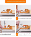 Low Profile Side Clamp Kit For CNC Routers Aluminum Hold Down Clamps with Serrated Grip installation steps