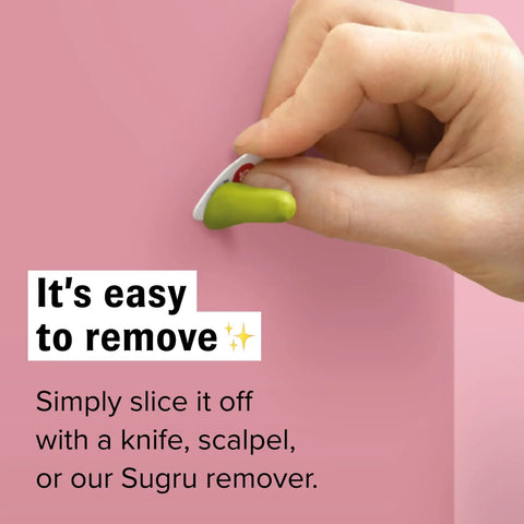 Hand removing moldable silicone glue for crafts and DIY home fixes waterproof all purpose putty removable kid safe indoor outdoor 8 pack