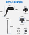 Detailed dimensions of Universal Track Clamps For Accu Cut And Adaptive Cutting Systems Ideal For Building Shop Made Jigs Or Fixtures