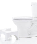 Original Bathroom Toilet Stool Set With 7 And 9 Inch Heights In White Doctor Recommended For Natural Squat Posture And Easier Elimination