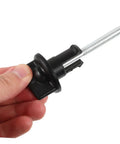 Spare Tire Bolt Hold Down Clamp For Secure Wheel Retention, Grab-And-Go Install, Heavy Duty Tire Mount Fastener in hand view