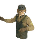 American Soldier Commander Figure For Heng Long 1/16 RC Tanks, Battle Ready Tank Crew Leader Figure with Helmet and Uniform Details