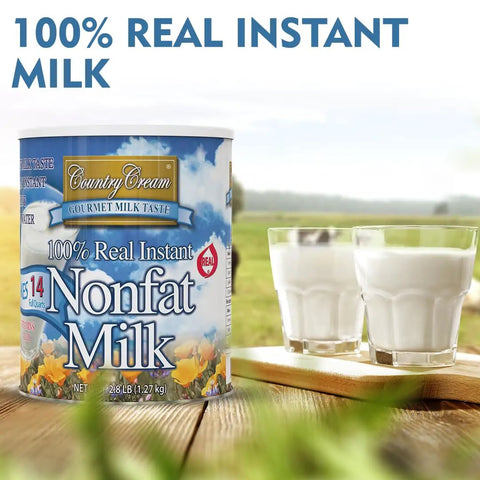 100 Percent Real Instant Nonfat Powdered Milk Your Go To For Baking And Coffee Substitute For Liquid Milk Gluten Free