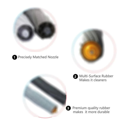 Close-up of Replacement Parts Kit For Roomba 800 And 900 Series Vacuums showing debris extractors and nozzle details.