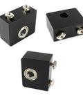 Z Axis Leadscrew Top Mount For 3D Printer Metal Z Rod Bearing Holder in Aluminum Alloy Black Finish Durable Replacement Part