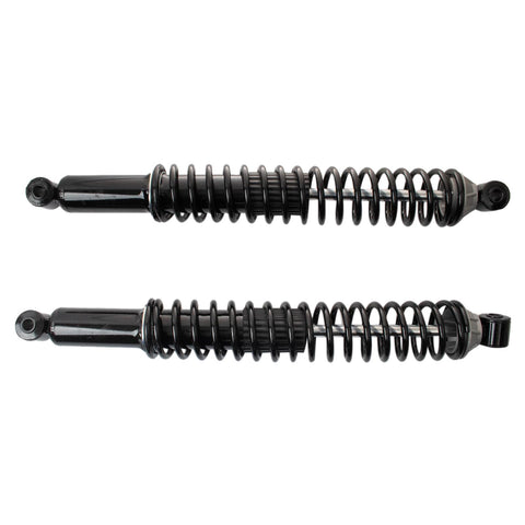 Rear Heavy Duty Shock Absorber Pair For 2000 To 2014 Chevy Tahoe GMC Yukon Suburban Yukon XL Escalade And Avalanche Includes Driver And Passenger Side Shock And Spring Assemblies Replacement Suspension Upgrade Verify Fitment visible