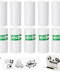 Camera Paper Refill That Fits Kid Cameras Smoothly No Jam Printing Dual Roll Set With Regular And Extra Rolls Easy Swap For Your Kids Mini Photo Printer Premium Quality, 10 rolls